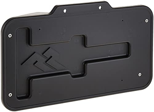 Rugged Ridge License Plate Relocation Bracket for Jeep Wrangler JL/JLU | No Drill, Mounts to Rear Driver Side Fender, LED-Illuminated Bolts | 11238.16 | Fits 2018-2025 Jeep Wrangler JL/JLU