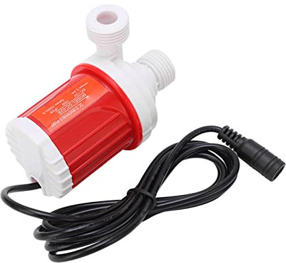 JMorCO Pompa sommersa DC 12V 10W Pompa ad Acqua Senza spazzole con 4 Piedini per fontane per acquari