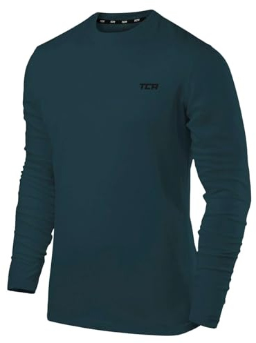 TCA Element Herr Långärmad Löpartröja - Andningsbar Långärmad med Quickdry Technology