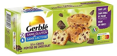 Allergo - Mini pastel sin gluten ni lactosa (230 g, 230 g, 3 unidades)