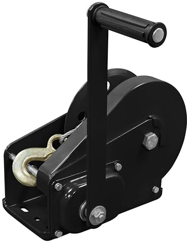 Sealey 1130kg Capacity Geared Hand Winch with Brake & Cable - GWC2500B