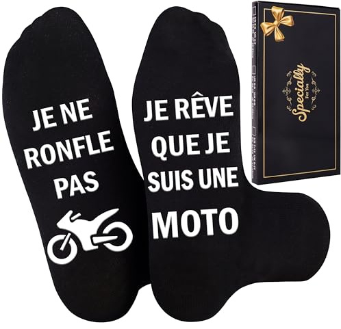 Merclix Chaussettes Homme 43-46 Rigolote Idee Cadeau Homme Papa Papy Ado Garcon Original Utile Cadeau Noel Anniversaire Fete des Peres