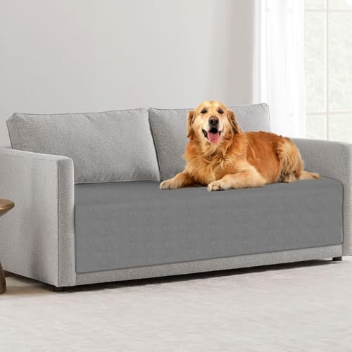 Wasserdichte Hundedecke, Robuste Rutschfeste Hundematte, 97 x 190 cm Hundematte Waschbar, Große Rutschfeste Hundedecken Haustierdecke Bieten Umfassende Abdeckung und Schutz für Sofa, Bett & Auto