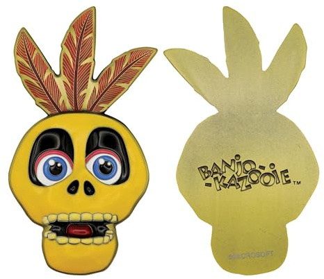 FaNaTtik Banjo-Kazooie Mumbo Jumbo-Medaillon aus Metall zum Sammeln