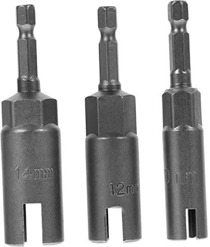 OSALADI Flügelmutternschlüssel 1/4 Zoll Steckschlüsselsatz Schraubendreher Bit Mit Schlitz 80xh10/12/14mm Für Elektrowerkzeuge Und Heimwerker