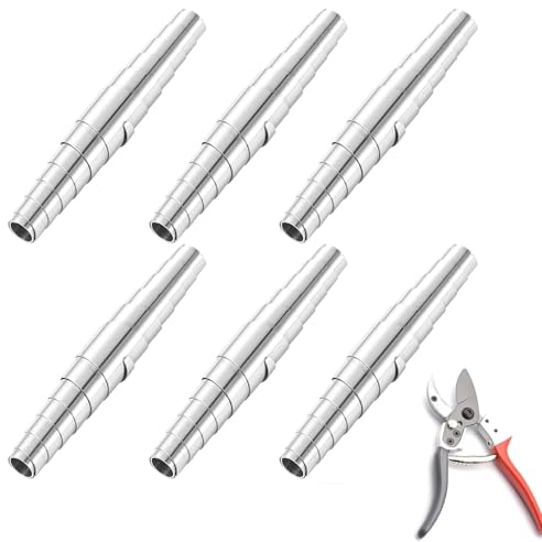 6Pcs Ersatzfeder Set für Gartenscheren, Feder Für Gartenschere, 6cm, Ersatzfeder für Gartenschere, Ersatzfeder für Baum Blumen Scheren Ersatzteile Gartengeräte, Verbesserung Der Schnittleistung