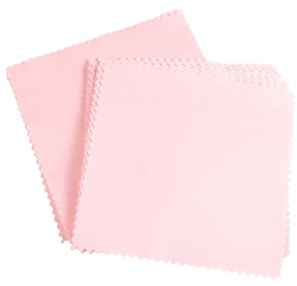 POPETPOP 50 piezas Paños de Microfibra para Limpiar Joyas y Gafas Compacto Portátil y para Lentes Pantallas y Cristales para Uso Diario y Viajes