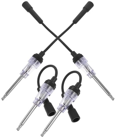 FOMIYES 4pezzi Tester per Scintille per Autoveicoli Dispositivo di Test per Candele per Auto e Analizzatore di Accensione del Motore per Veicoli Motori di Piccole Dimensioni