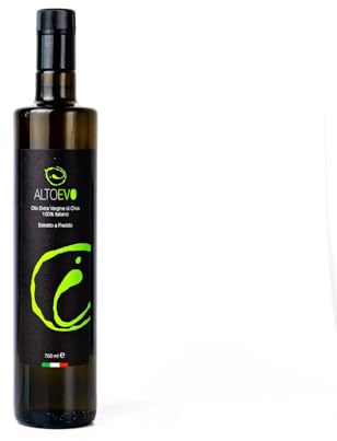 1 x 0,75 l - Olio Altoevo - Olio Extravergine di Oliva - Estrazione a Freddo - Prodotto Tipico Sardo - Bottigia da 0,75l - Altoevo