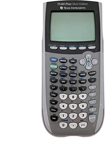 Texas Instruments TI-84 Plus Silver Edition Graphing Calculator (Renewed)