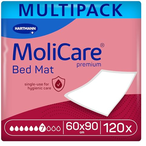 MoliCare premium Bed Mat 7 Tropfen Bettschutzeinlage | 60x90 cm | 120 St.