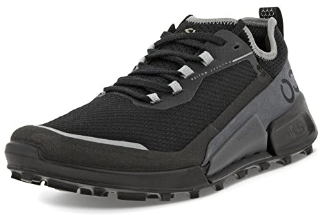 ECCO Biom 2.1 Low Textile Trailrunning-sko för män, Svart magnet, 40 EU