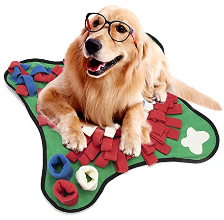 YUPPIE TONE Schnüffelmatte für Hunde Waschbar Faltbar Futtermatte Schnüffelteppich Katze Pet Snuffle Mat Riechen Trainieren Schnüffeldecke