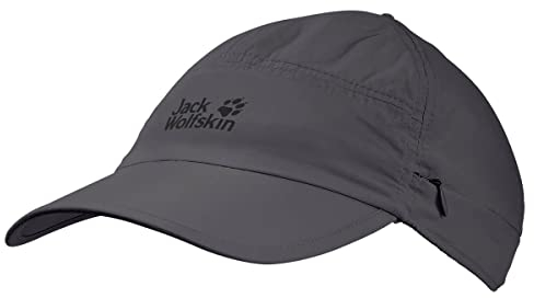 Jack Wolfskin Unisex Supplex Canyon Cap Baseballkappe, asphalt, M EU