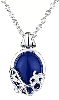 YouU The Vampire Diar.s Jewelry Set Daywalking Katherine Sapphire Crystal Necklaces Elena Gilbert Pendant Necklace for Fans Cosplay Costume Jewelry including stickers Total 21 pcs