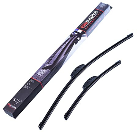 EINPARTS Scheibenwischer Set Wischerblätter Set Vorne Länge 1: 610mm Länge 2: 380mm Kompatibel mit FORD KA RU8 Rahmenlos EPWBDU2415