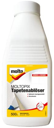 Moltopix Tapetenablöser, Zum wirkungsvollen Entfernen von Tapeten und Leimfarben, 500ml