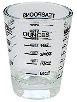 BESTonZON -messbecher Mit Küchenmesswerkzeug Aus Schwerem Unzenbecher Für Cocktails Und Rezepte
