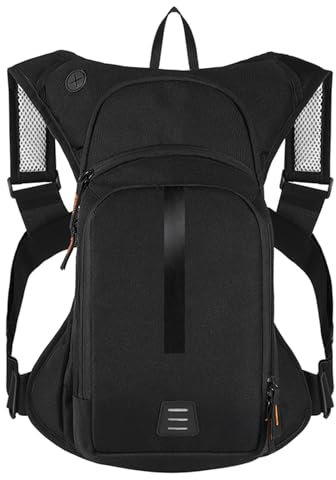 maddd Trinkrucksack | Rucksack mit 2 Liter Trinkblase | Trinkpaket Fahrrad mit 2 Liter Trinkblase | 10 Liter Rucksack für Radfahren, Skifahren, Snowboarden, Wandern