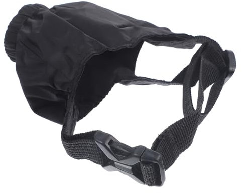 BELLIFFY Multi-function Pet Eye Mask Black l Size Shading Eye Cover for Dogs Car Sickness Relief Portable Dog Blinder for Travel and Stress Reduction