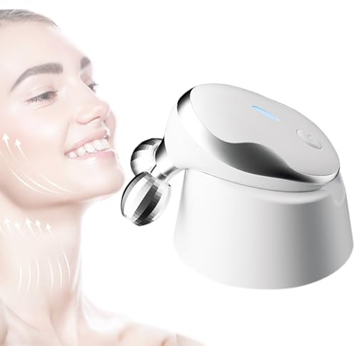 Face Lifting Device, Microcurrent Facial Massager EMS Face Slimming Device Dual Head 3D Face Massager Electric 5-Speed Mode Adjustment, for Skin Tightening and Rejuvenation