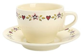 FAJNUZI2024 Tazze Set di stoviglie for Il tè pomeridiano in Ceramica in Stile Rustico Squisito, Piatto for Snack, Pratico Boccale for la Colazione, Tazze da caffè Tazzine caffè