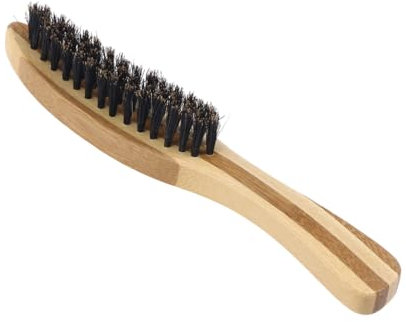 Beaupretty Männer Bartbürste barbershop barber koffer beard care herren pflege Borsten-Bartbürste Rasierapparat Borsten Schnurrbartkamm Schnurrbartbürste Bartkamm aus Holz Hölzern