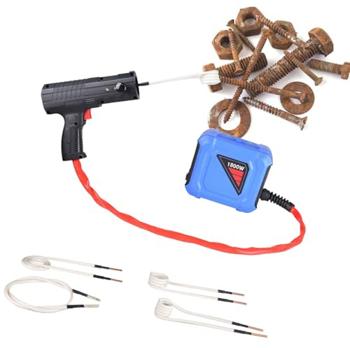 Kit De Chauffage à Induction MagnéTique, Outil De Chauffage Automobile Portatif De 1800 W, Outil De Retrait De Vis RouilléEs, Brise-Boulons à Chaleur Par Induction, Appareil De Chauffage,220V
