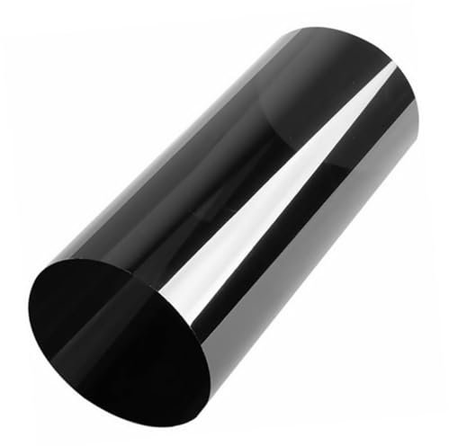 CHILDWEET Auto Wärmedämmfolie 150x20cm Schwarze Uv Schutz Fensterfolie Glas Isolierfolie Für Sicheren Sichtschutz Und Hitzereflektion