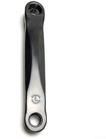 FACULX Brazo de manivela de hierro de 170 mm con agujero rómbico, izquierda/derecha para pedales de rosca M14, para máquinas de ciclismo en interiores y uso de entrenamiento de fitness (manivela