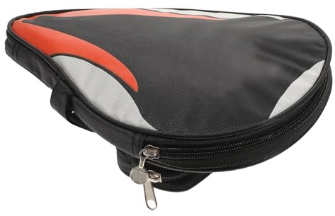 Tischtennisschläger-Tasche wasserdicht Pong Paddel Fledermaus Beutel Ball Case (Schwarz)