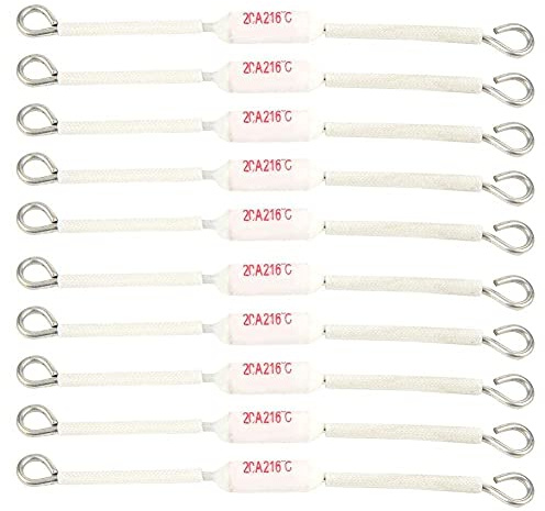 10PCs Thermosicherung 216℃ 250V 20A mit präziser Abschaltung für Haushaltsgeräte und vielfältige Anwendungen Temperatursicherung (90mm 216℃)