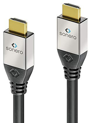 sonero® Premium attivo Cavo HDMI ad alta velocità con Ethernet, 10,0 m, UltraHD / 4K / 60Hz, 18 Gbps, nero