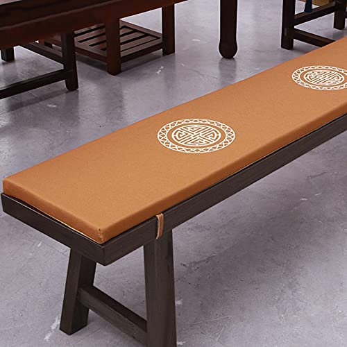 JKGHK Bankauflage Bankkissen Auflage, No Slip Kissen mit Befestigungsgurten Bankpad Sitzkissen, 3 cm dick, zur Reinigung abnehmbar, für Indoor Outdoor/Patio/Sofa/Gartenbank/Schaukel