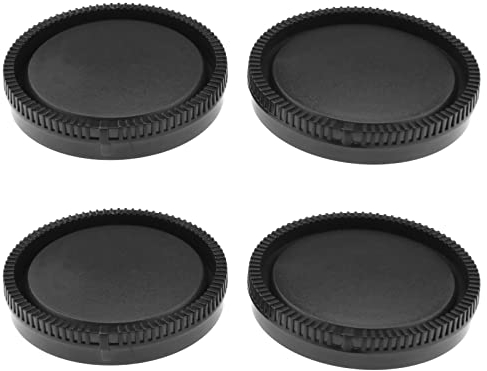 YINETTECH 2 Set Tappo Corpo Anteriore E Kit Copri Obiettivo Posteriore Compatibile con Sony Alpha E Mount A6600/A6500/A6400/A6300/A6100/A6000/ A5100/A5000/A7R IV Fotocamera Digitale