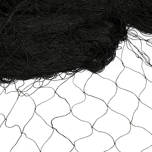 Teichnetze Laubnetze Vogelschutznetz Reiherschutz Laubschutznetz 15mx30m Kabelbinder & Erdhaken I Teichnetz feinmaschig I Schwarz Maschenweite I Laubnetz Teichabdeckung Winter I Obstbaumnet