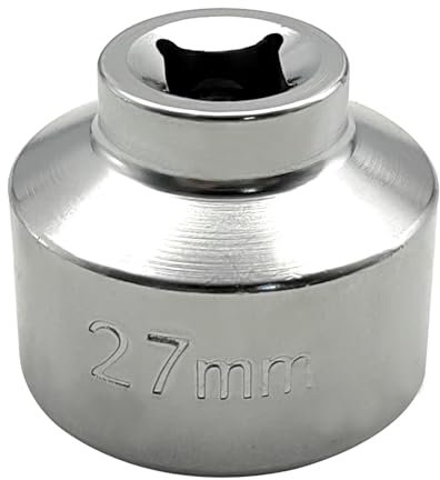 Shkalacar 27mm Ölfilterschlüssel, Ölfilterdeckel mit niedrigem Profil, 6 Punkt Stecknuss Ersatz für Mer cedes Ben z A Klasse, Mi NI, Ki a, NIS san und an Dere