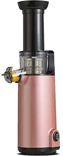 Compact Slow Juicer - Cold Press Vegetable And Fruit Masticating Machine For Higher Juice Yield, Portable Design With 150W Motor And Reverse Function