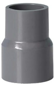 MRESXT 2 Pezzi PVC connettori di riduzione Dritti 20 25 32 40 50 60 mm adattatori per Tubi dell'Acqua Acquario Tubo Giunto raccordi per irrigazione da Giardino-2 pezzi-ID25-20mm