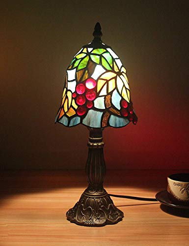 Faucet 6 inch Little Grapes Leaves Pastoral Minimalist Table lamp Bedside lamp Desk lamp Living Room water-tap