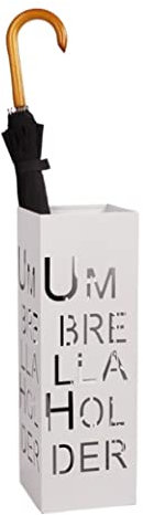 JXIPANUL Umbrella Stand Iron Umbrella Stand Hollowed-Out Design Umbrella Holder Rectangular Umbrella Rack For Hotel Corridor Living Room Umbrella Holder for Front Door