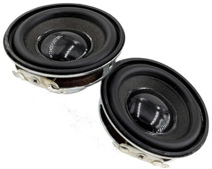 DIDILLX Altoparlanti 45mm 4Ohm 5W/8Ohm 3W Altoparlanti Magnetici Gamma Completa Rotonda Altoparlanti per Altoparlanti Home Theater
