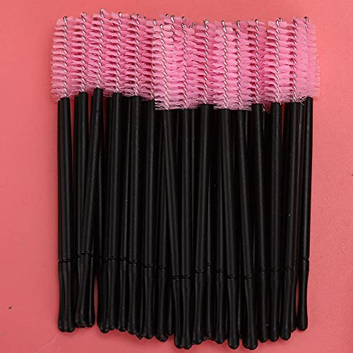 100pcs Einweg -Wimpernpinsel -Pinsel -Mascara -Zauberstäbe Applikator -Make -up -Set, Einfache Wimperntusche, Langlebige Kunststoff und Baumwolle, Tragbare Größe, 5 Farben Zur