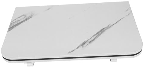 VICASKY Klappbarer Wandtisch Weiß Marmor Optik Multifunktionaler Wandklapptisch als Laptop und Küchentresen Stabiler Wandbefestigter Stehtisch für Arbeits und Essbereich Platzsparend und
