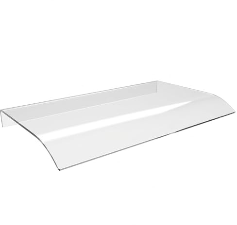 Marquesina Puerta Exterior Lluvia, Tejadillo Proteccion Lluvia de Policarbonato Transparente, Techos para Terrazas Exteriores Toldos, Vierteaguas Deflector Lluvia Puerta Jardin Exterior