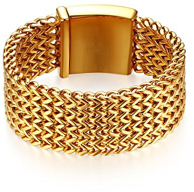 JewelryWe Schmuck Personalisiert Gravur Edelstahl Armband Partnerarmband Panzerarmband Unisex Herren Damen Gliederarmband Kette Silber