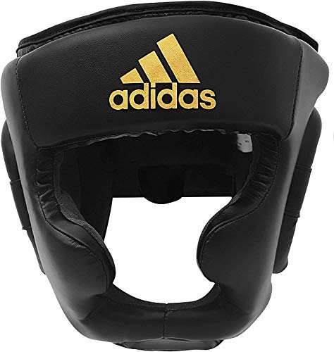 adidas Erwachsene Kopfschutz Speed Super Pro Training HG, schwarz/Gold, M, adiSBHG041