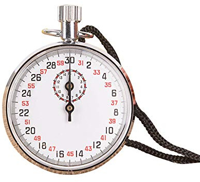 Mechanical Stop Watch, SXJ504 Handheld Sports Chronograph Alarm Mechanical Stopwatch Running Timer, for Sports Referee Running Cycling Count Timer