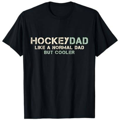 Hockey Papa Eishockey Vatertag Tochter von Hockeyspieler T-Shirt