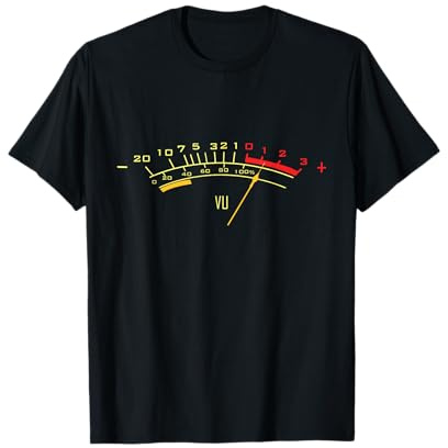 VU Meter T-shirt ingénieur du son, T-shirt analogique T-Shirt